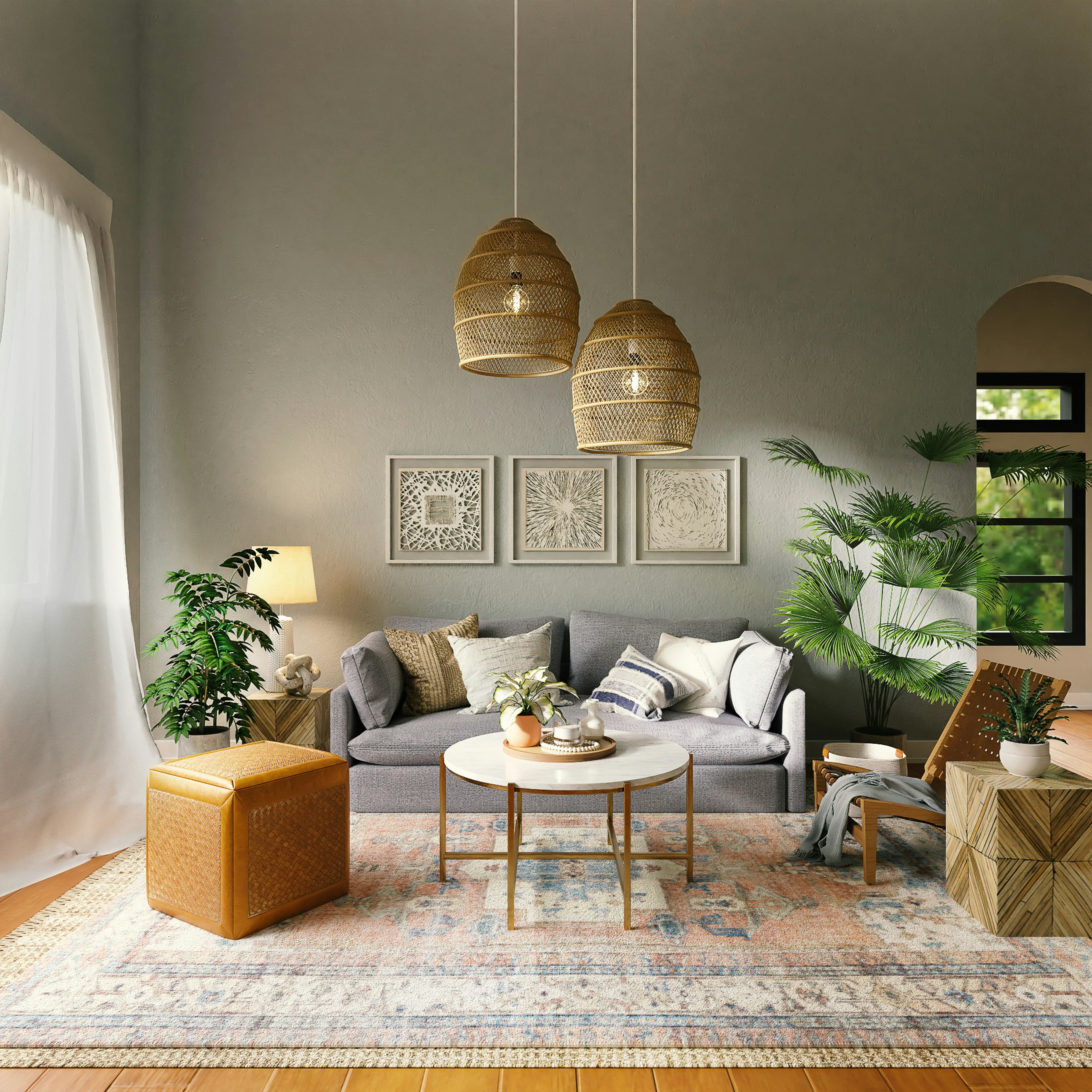 Elegant living room interior